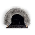 Beztroska kožešinový lem na stříšku kočárku - Grey