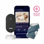 OWLET Dream Duo - chytrá ponožka Dream Sock a kamera Owlet Cam 2 bundle - Modrá