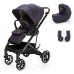 Set kočárek Zopa Quest + korba + adaptéry na autosedačku - Midnight Navy/Black