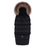 Cottonmoose Fusak do kočárku COMBI - Černý