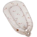 EKO Hnízdo pro miminko VELVET - Bees Beige