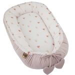 EKO Hnízdo pro miminko VELVET - Beige Meadow