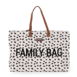 Childhome Cestovní taška Family Bag - Canvas Leopard