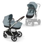 Kočárek Cybex Eos Lux 2v1 - Taupe/Sky Blue