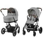 Cybex Balios S Lux 2v1 včetně korby Cot S - Stone Grey 2026