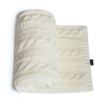 Pletená deka Jasmine 80x105cm - White