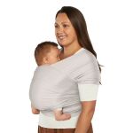 ErgoBaby Šátek Aura Wrap mesh - Soft Grey 