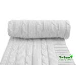 Dětská pletená deka T-tomi - šedá