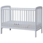 DĚTSKÁ POSTÝLKA SCARLETT MÍŠA BUK PŘÍČKY-bílá