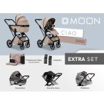 Kočárek MOON CIAO 2v1 Extra set - Sand 2026