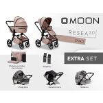Kočárek MOON RESEA 2.0 Extra set - Sand 2026