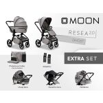 Kočárek MOON RESEA 2.0 Extra set - Ghost 2026