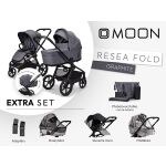 Kočárek Moon ReSea FOLD Extra Set - Graphite 2026