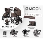 Kočárek Moon ReSea FOLD Extra Set - Greige 2026