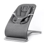 Ergobaby lehátko Evolve Bouncer - Charchoal grey 