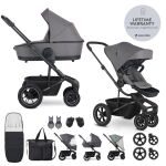 Kombinovaný kočárek Easywalker Harvey5 AIR set XXL - Pebble Grey