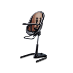 Mima židlička Moon + sedací podložka - Black / Camel