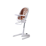 Mima židlička Moon + sedací podložka - White / Camel