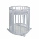 MIMIKO Postýlka kulatá 9v1 - Round Grey