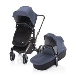 Kombinovaný kočárek ZOPA Evoque - Silver/black - Jeans