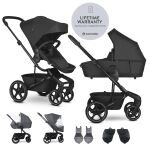 Kočárek Easywalker Harvey NXT set XL s příslušenstvím - Eclipse Black