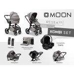 Kočárek MOON RESEA 2.0 Kombi set 3v1 - Ghost 2026
