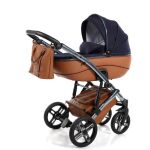 Kočárek Jasmine Bennetta Soft - 10 hnědo modrý