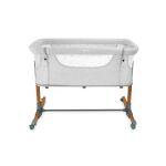Postýlka MoMi Smart Bed 4v1 - Světle šedá
