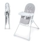 Židlička jídelní KINDERKRAFT Binci - Light Grey
