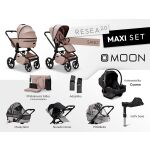 Kočárek MOON RESEA 2.0 Maxi Set 4v1 - Sand 2026