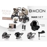 Kočárek Moon ReSea FOLD Maxi Set - Sand 2026