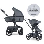 Easywalker Harvey5 Premium dvojkombinace 2v1 - Mineral Grey RWS