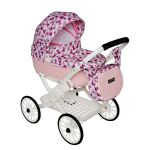 Kočárek pro panenky JASMINE Kids - Fialka 03
