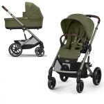 Cybex Balios S Lux 2v1 včetně korby Cot S - Moss Green 2026