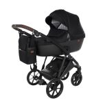 Kočárek dvojkombinace Jasmine Daisy Soft - 08 Dark Black