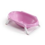 OK BABY Vanička skládací protiskluzová Onda Slim 0–12m - Pink