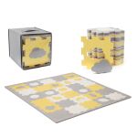 Podložka pěnové puzzle Kinderkraft Luno 30ks Shapes - Yellow 