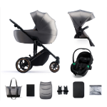 Kombinovaný kočárek Kinderkraft Prime 2 Premium 3v1 - Shadow Grey