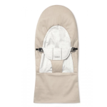BabyBjörn Potah na lehátko - Soft Beige/Grey Woven