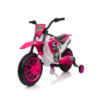 Dětská elektrická motorka XMX616 EVA kola 12V 7Ah - Růžová