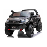 Dětské elektrické autíčko Toyota Hilux 2x24V7Ah | 4x200W | 4x4 dálkové ovládání - Černé