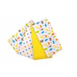 T-tomi Látkové pleny, sada 4 kusů - žluté žirafy