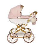 Dětský retro kočárek pro panenky Jasmine Kids Princess - 03