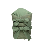 Enie Baby Péřová zavinovačka 80x80 cm - VAFLOVÁ Khaki