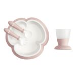 BabyBjörn Jídelní set 4 dílný - Pudrově Růžový