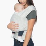 ErgoBaby Šátek Aura Wrap - Grey Stripes