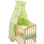 4DÍLNÁ SOUPRAVA DO POSTÝLKY SCARLETT MRÁČEK ZELENÁ-Zelená
