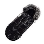 Fusak Jasmine Focca s kožešinou 3v1 - Steel black