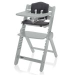Dřevěná jídelní židlička Zopa Clipp & Clapp - Grey