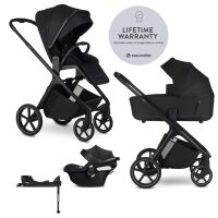 Kombinovaný kočárek EASYWALKER Zoey + autosedačka Cybex 3v1 - Pure Black